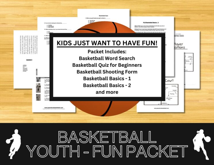 Kids just want to have fun basketball coaching packet