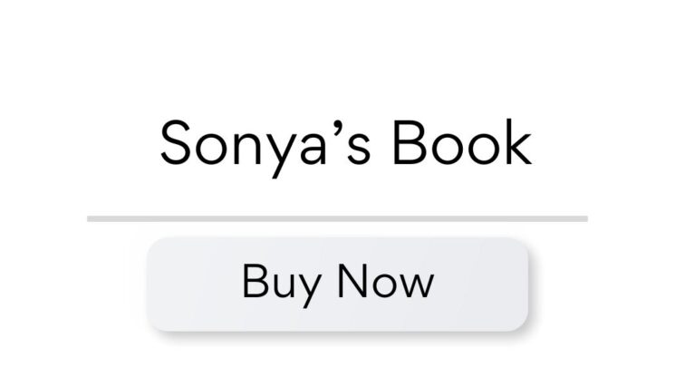 buy sonya's book now